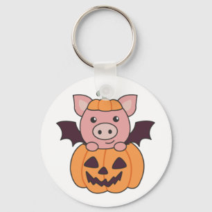 Llavero Cadena de claves para disfraces de calabaza de cer