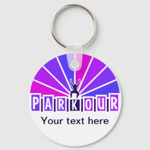 Llavero cadena de claves PARKOUR