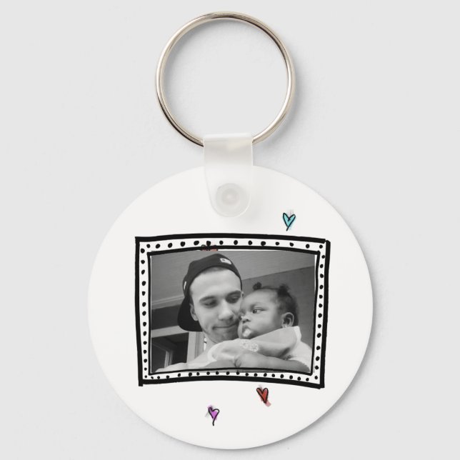 Llavero cadena de claves personalizada (Anverso)