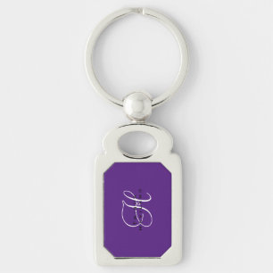 Llavero Cadena de claves personalizada con monograma HAMby