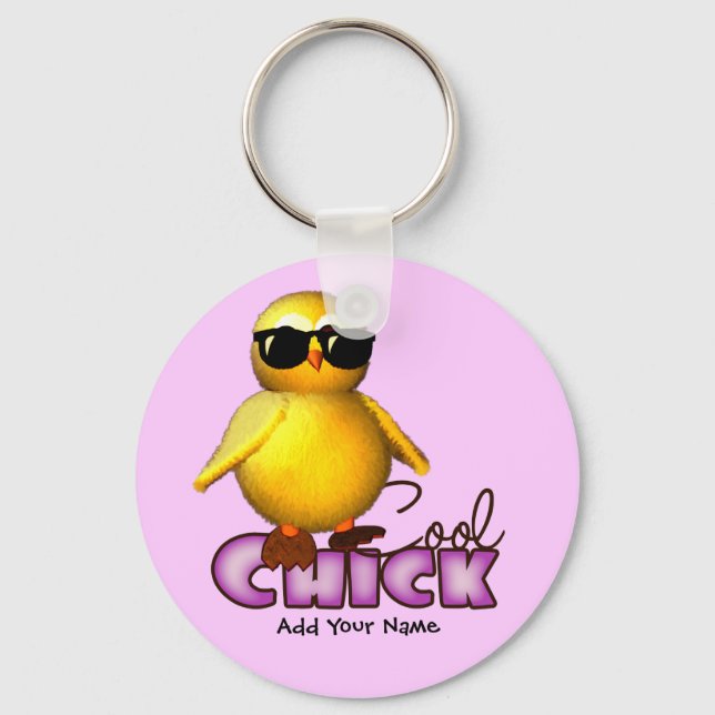 Llavero Cadena de claves personalizada de Guay Chick (Anverso)