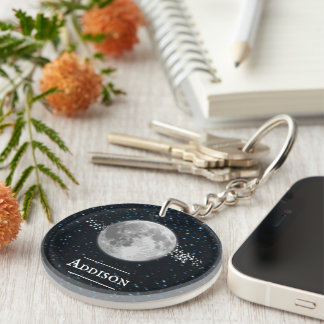 Llavero Cadena de claves personalizada lunar