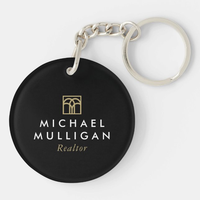 Llavero Cadena de claves personalizada Realtor - Realidad  (Atrás)