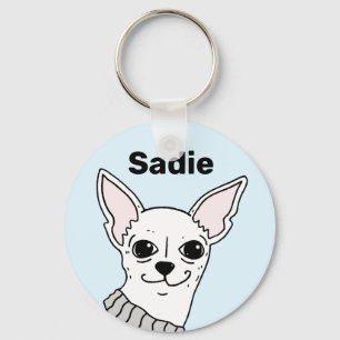 Llavero Cadena de claves personalizada Smug Chihuahua Dood