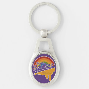 Llavero Cadena de claves personalizado arcoiris del equipo