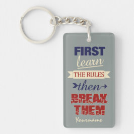 Llavero Cadena de claves personalizado de reglas de interr