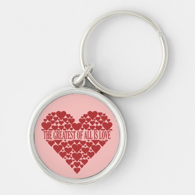 Llavero Cadena de claves personalizado Heart of Hearts (Frente)