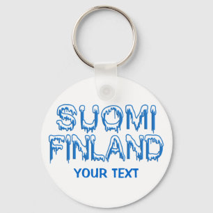 Llavero Cadena de claves personalizado Snowy de Finlandia