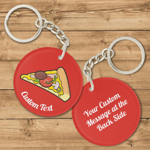 Llavero Cadena de claves Pizza Slice