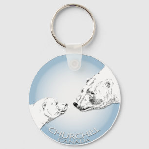 Llavero Cadena de claves Polar Bear Chuchill Key Chain Sou