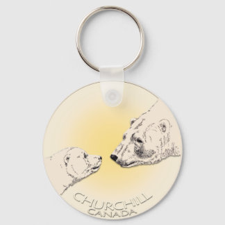 Llavero Cadena de claves Polar Bear Chuchill Key Chain Sou