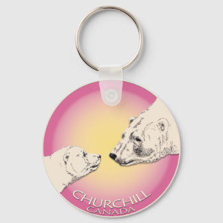 Llavero Cadena de claves Polar Bear Chuchill Key Chain Sou