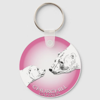 Llavero Cadena de claves Polar Bear Chuchill Key Chain Sou