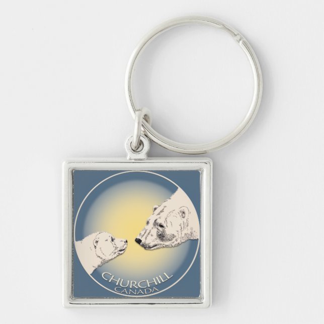 Llavero Cadena de claves Polar Bear Chuchill Key Chain Sou (Frente)