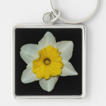 Cadena de claves Premium Daffodil Close-up