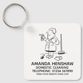 Llavero Cadena de claves promocionales de limpieza domésti