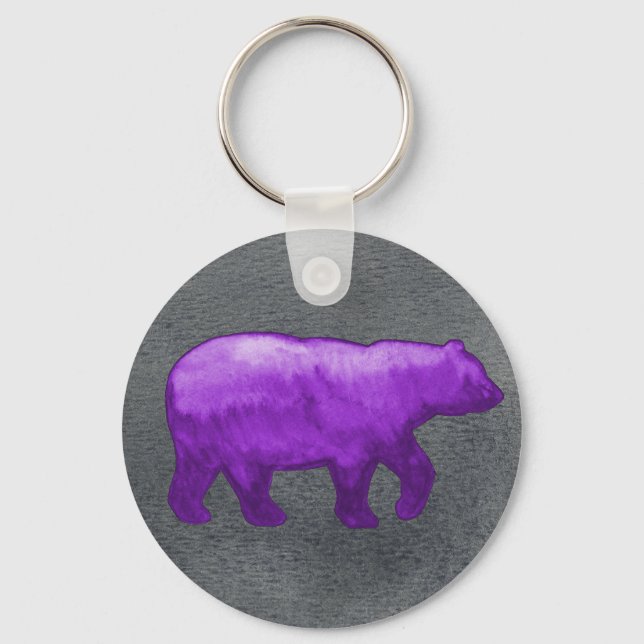 Llavero Cadena de claves Purple Bear (Anverso)