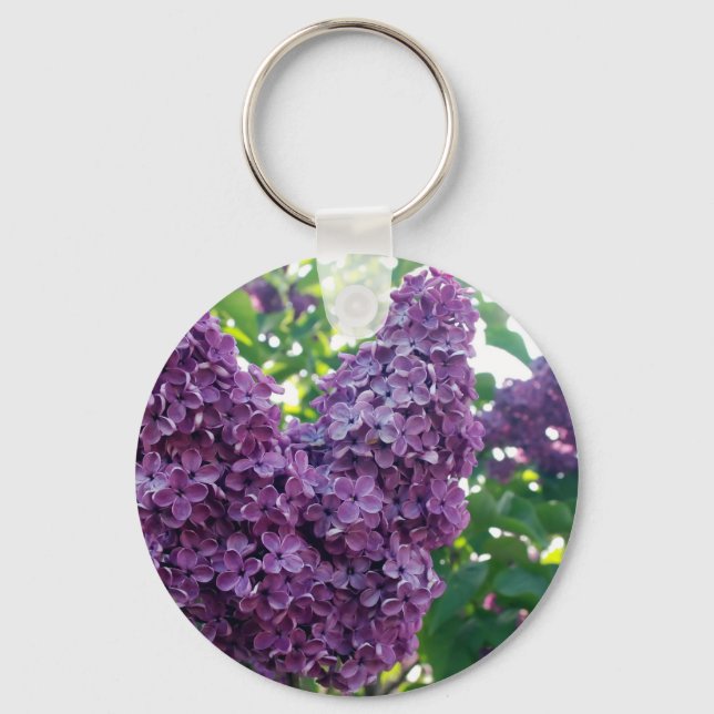 Llavero Cadena de claves Purple Lilacs (Anverso)