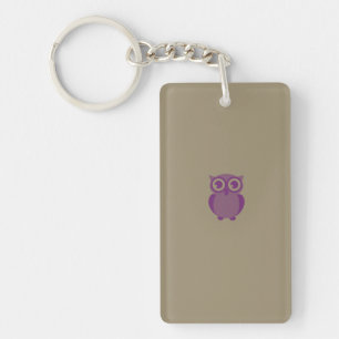 Llavero Cadena de claves Purple Owl