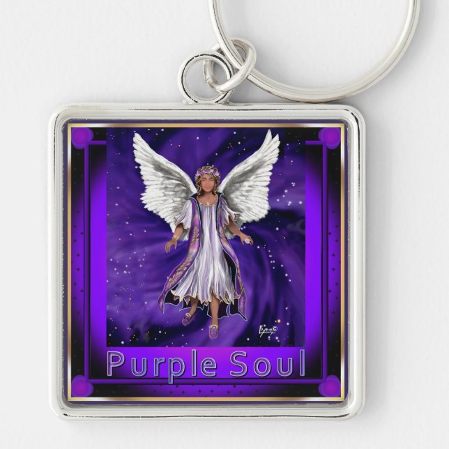 Llavero Cadena de claves Purple Soul (Frente)