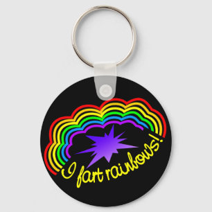 Llavero Cadena de claves Rainbow Farts