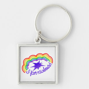Llavero Cadena de claves Rainbow Farts