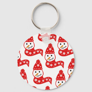 Llavero Cadena de claves Red Snowmen Scarves