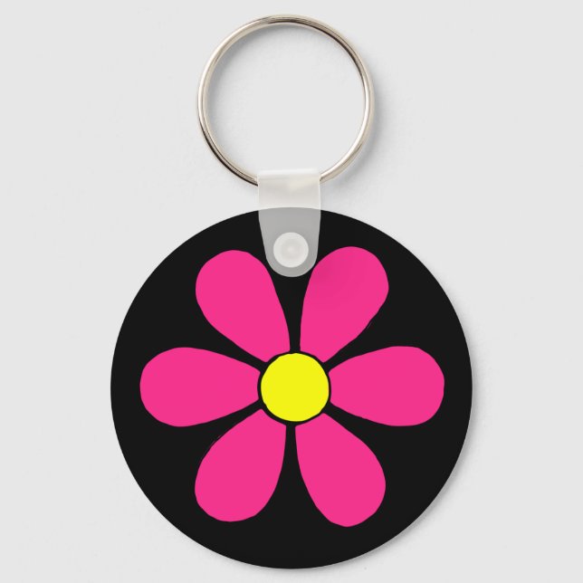 Llavero Cadena de claves Retro Daisy (Anverso)