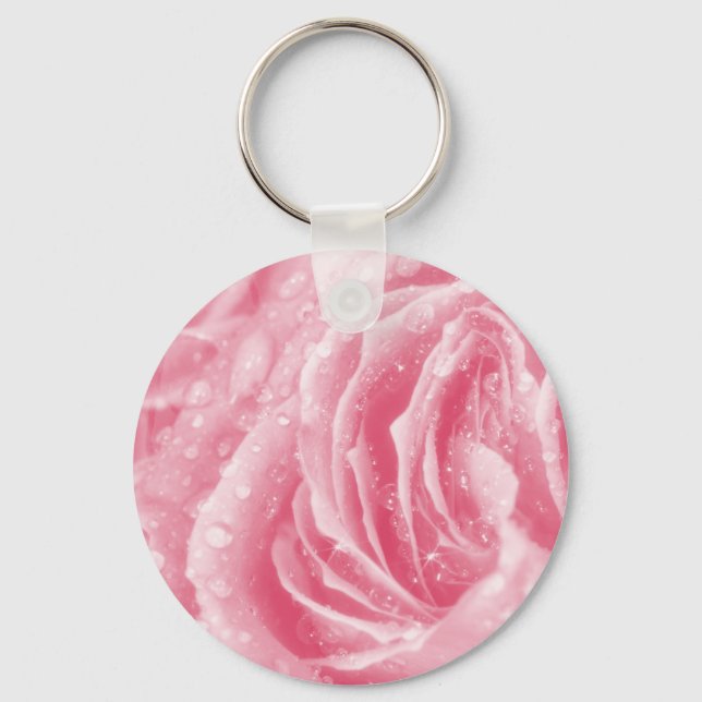 Llavero Cadena de claves rosa esparkling (Anverso)