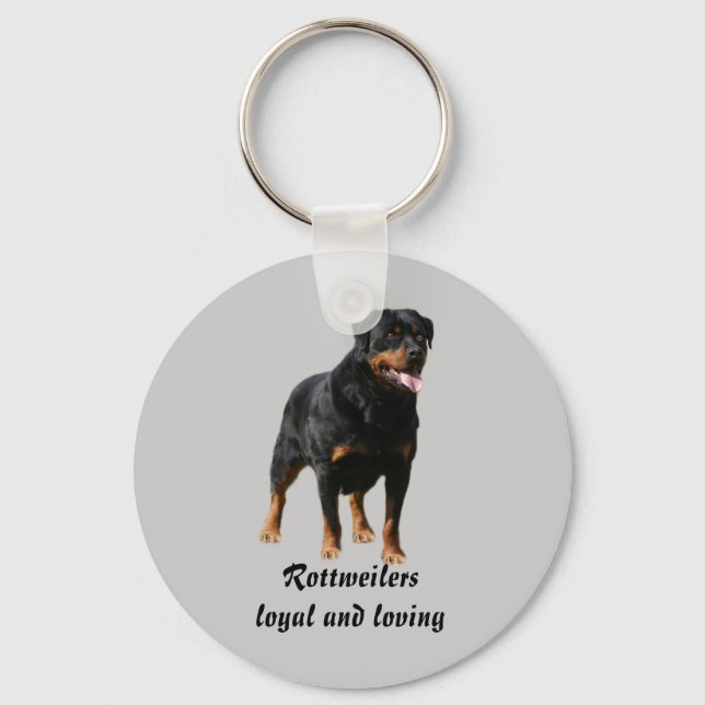 Llavero Cadena de claves Rottweiler (Anverso)