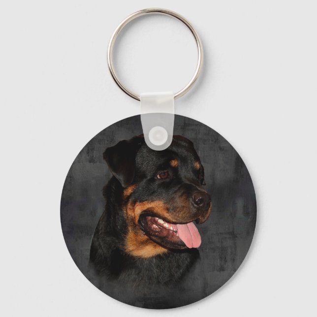 Llavero Cadena de claves Rottweiler (Anverso)