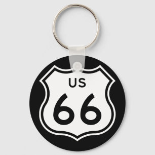 Llavero Cadena de claves Route 66