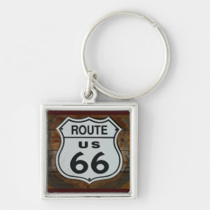 Llavero Cadena de claves Route 66