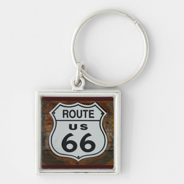 Llavero Cadena de claves Route 66 (Frente)