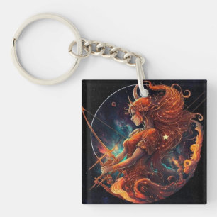 Llavero Cadena de claves Sagittarius Zodiac