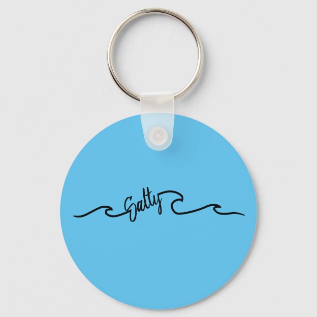 Llavero Cadena de claves Salty Ocean Wave (Anverso)