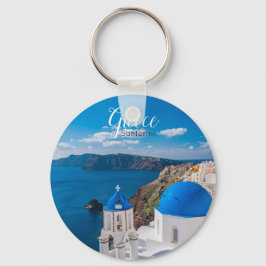 Llavero Cadena de claves Santorini Grecia Souvenir
