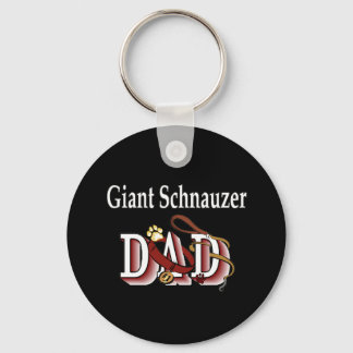 Llavero cadena de claves schnauzer dad gigante