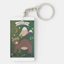 Llavero Cadena de claves "Sé valiente"