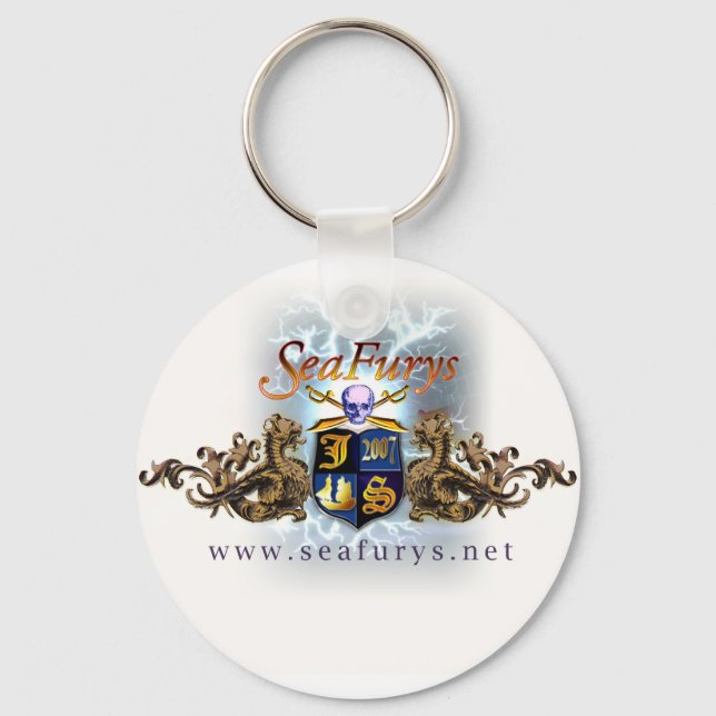 Llavero Cadena de claves SeaFurys Shield (Blanco) (Anverso)