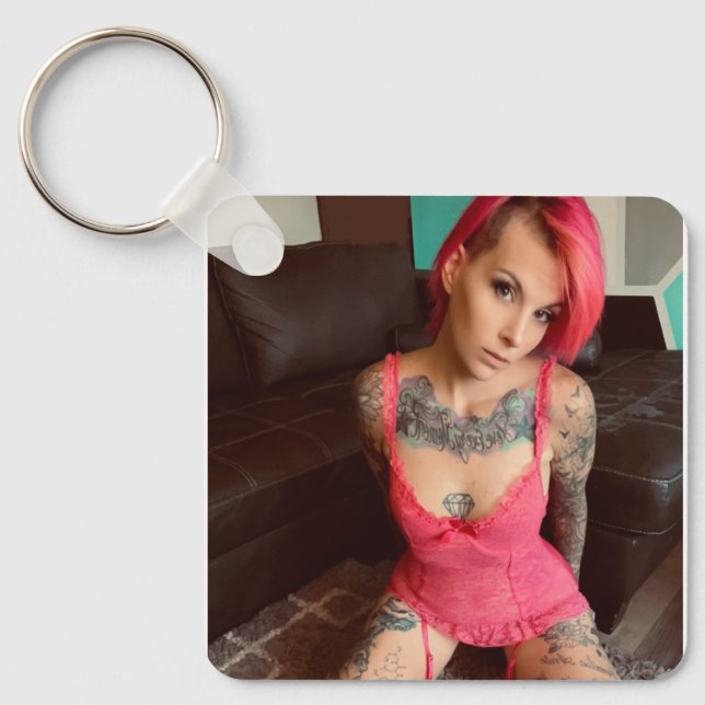 Llavero Cadena de claves Seducción rosa/MVR (Anverso)