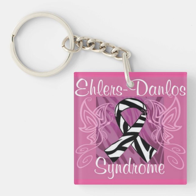Llavero Cadena de claves "Síndrome de Ehlers-Danlos" (Frente)