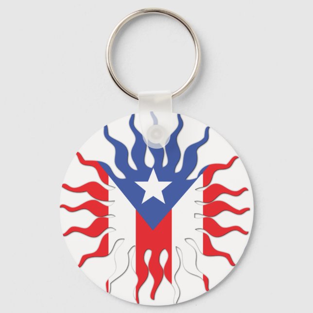 Llavero Cadena de claves Sol Boricua (Anverso)