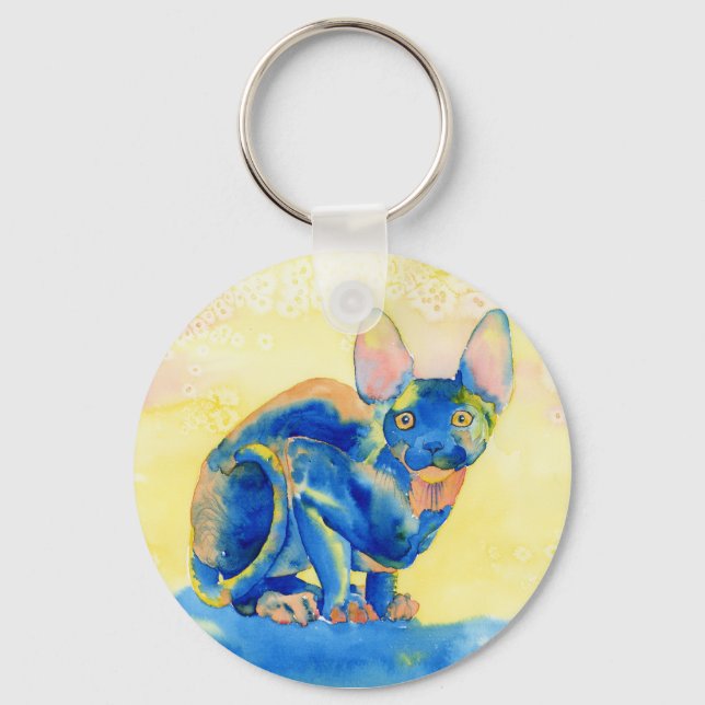 Llavero Cadena de claves Sphynx Cat (Anverso)