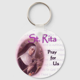 Llavero Cadena de claves St. Rita