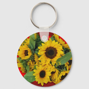 Llavero Cadena de claves Sunflower