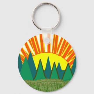 Llavero Cadena de claves Sunrise con cielo azul - C.. - Pe