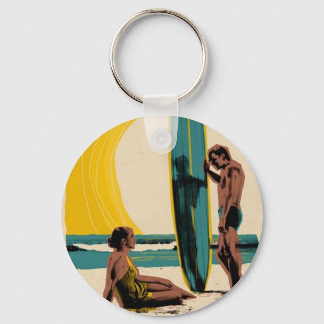 Llavero Cadena de claves surfistas (Anverso)