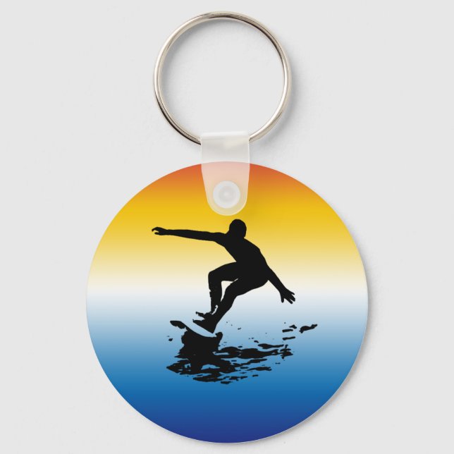 Llavero Cadena de claves surfistas (Anverso)
