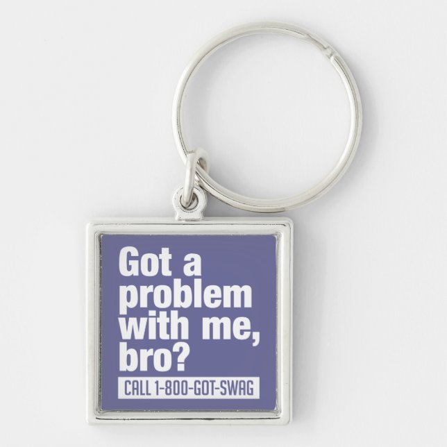 Llavero cadena de claves SWAG personalizado (Frente)